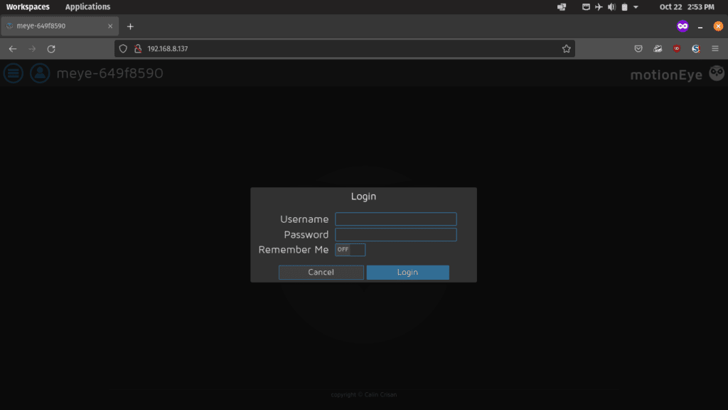 Quick and Dirty CCTV with Raspberry Pi, MotionEyeOS + Webcam 35 motioneyeos 5