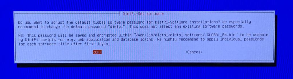 DietPi - A lightweight Raspberry Pi OS Alternative 21 More passwords to change...