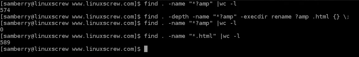 Linux Shell - Amp Files