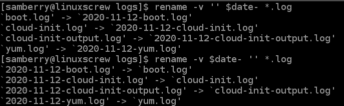 Renaming Files in Linux - 2 Simple Methods 7 Appending date to files