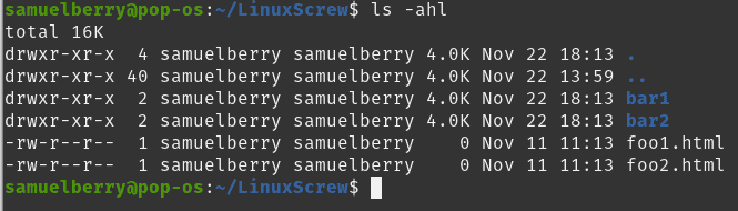 ls Command in Linux to List Files and Directories 5 ls -ahl output
