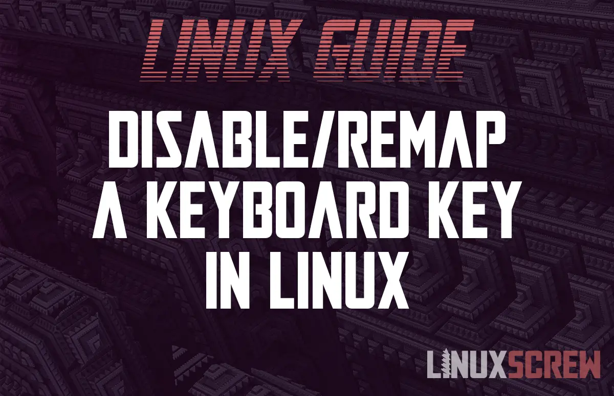 disable remap a keyboard key in