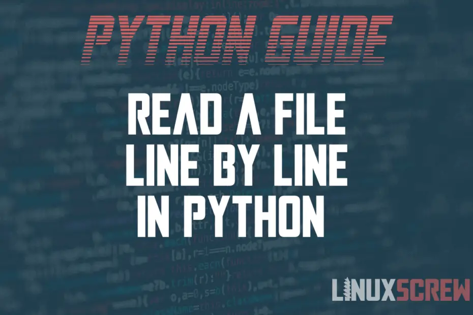 Line by Line in Python