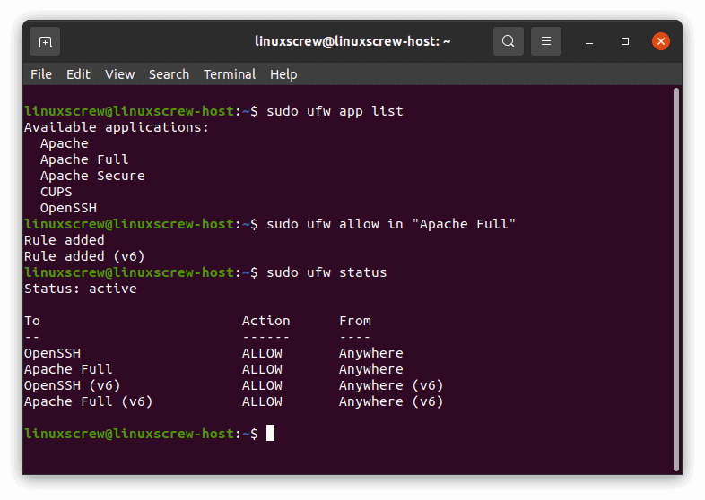 Sudo ufw allow openssh Sudo ufw allow openssh