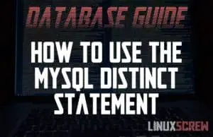 MySQL Distinct