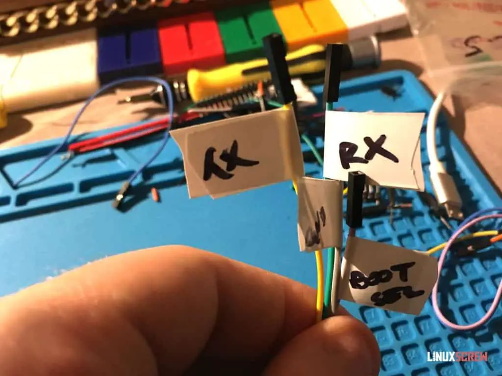 Installing OpenWrt on a BT HomeHub 5 (or Plusnet Hub One), Full Instructions 10 Wire labels