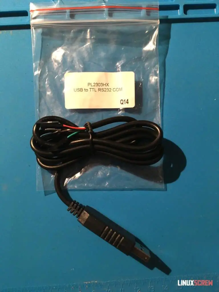 Installing OpenWrt on a BT HomeHub 5 (or Plusnet Hub One), Full Instructions 14 Serial adapter