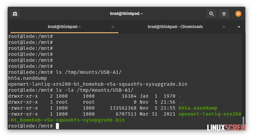 Installing OpenWrt on a BT HomeHub 5 (or Plusnet Hub One), Full Instructions 31 Firmware backed up