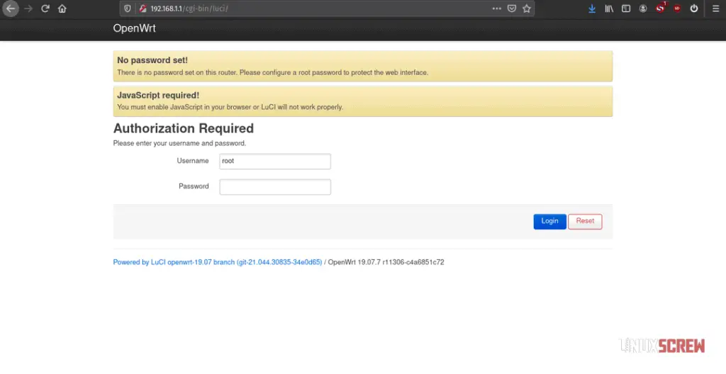 Installing OpenWrt on a BT HomeHub 5 (or Plusnet Hub One), Full Instructions 35 OpenWrt Running