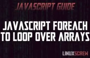 JavaScript foreach