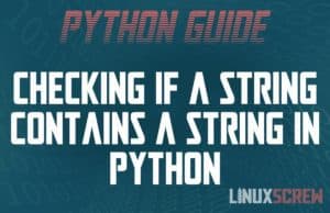 Python String Contains