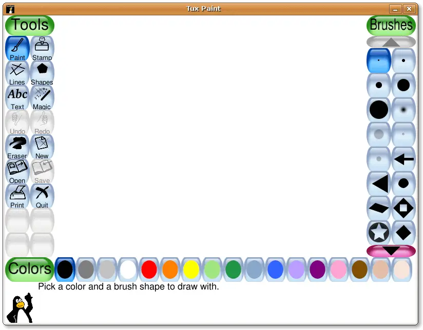 Linux for Kids - Distributions, Fun Tools, Games & Learning 7 TuxPaint