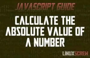 JavaScript Absolute Value abs()