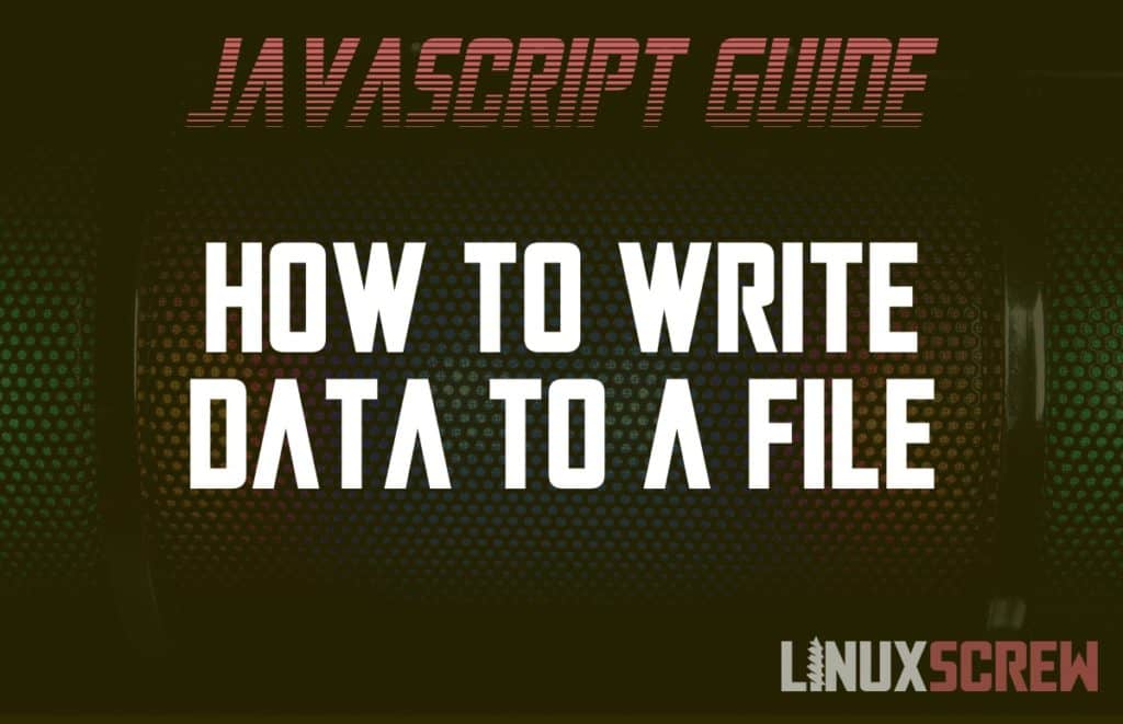 write text file javascript