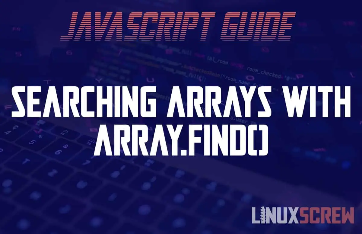 Javascript Array find()