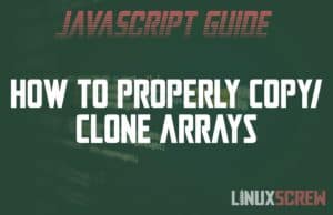 How to Copy/Clone JavaScript Array