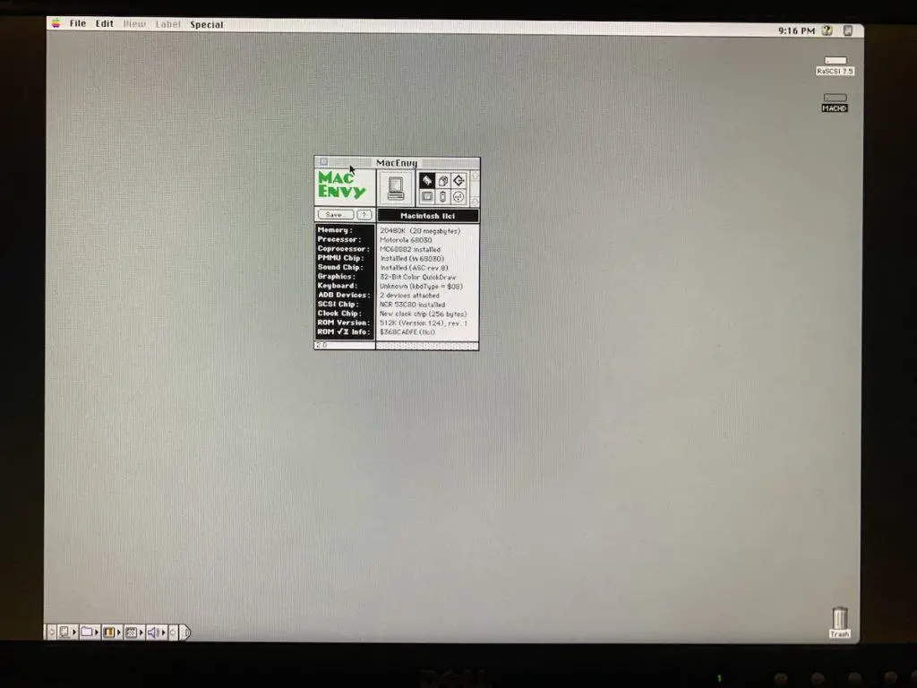 Browsing the Internet on a 1989 Macintosh II with a Web Rendering Proxy 6 Macintosh IICI Specs