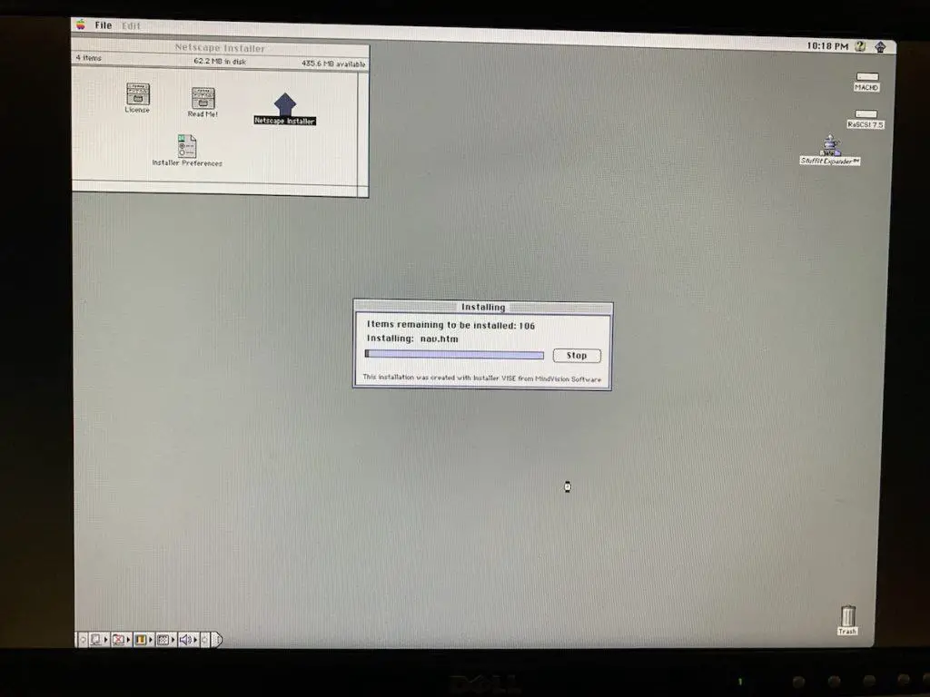 Browsing the Internet on a 1989 Macintosh II with a Web Rendering Proxy 19 Waiting...