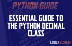 Python decimal class