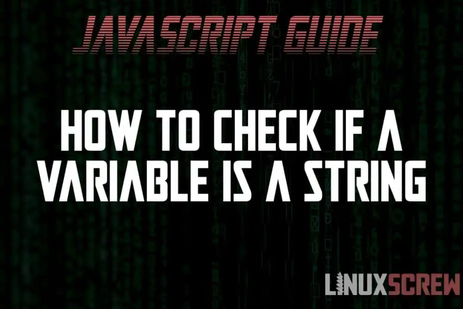 JavaScript Check if String