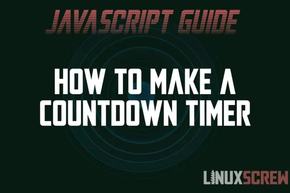 JavaScript Countdown Timer