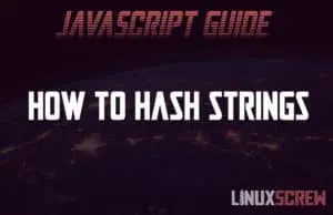 JavaScript Hash String