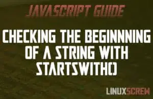 JavaScript startswith()