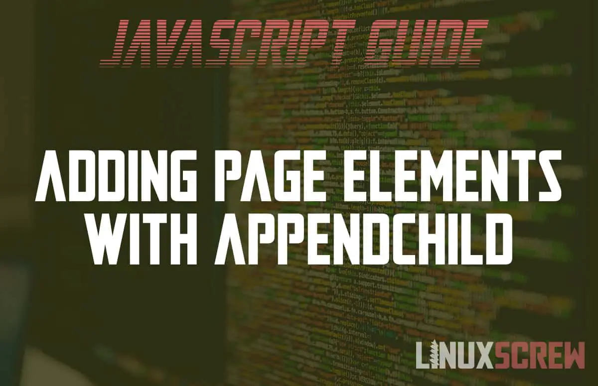 JavaScript appendChild()