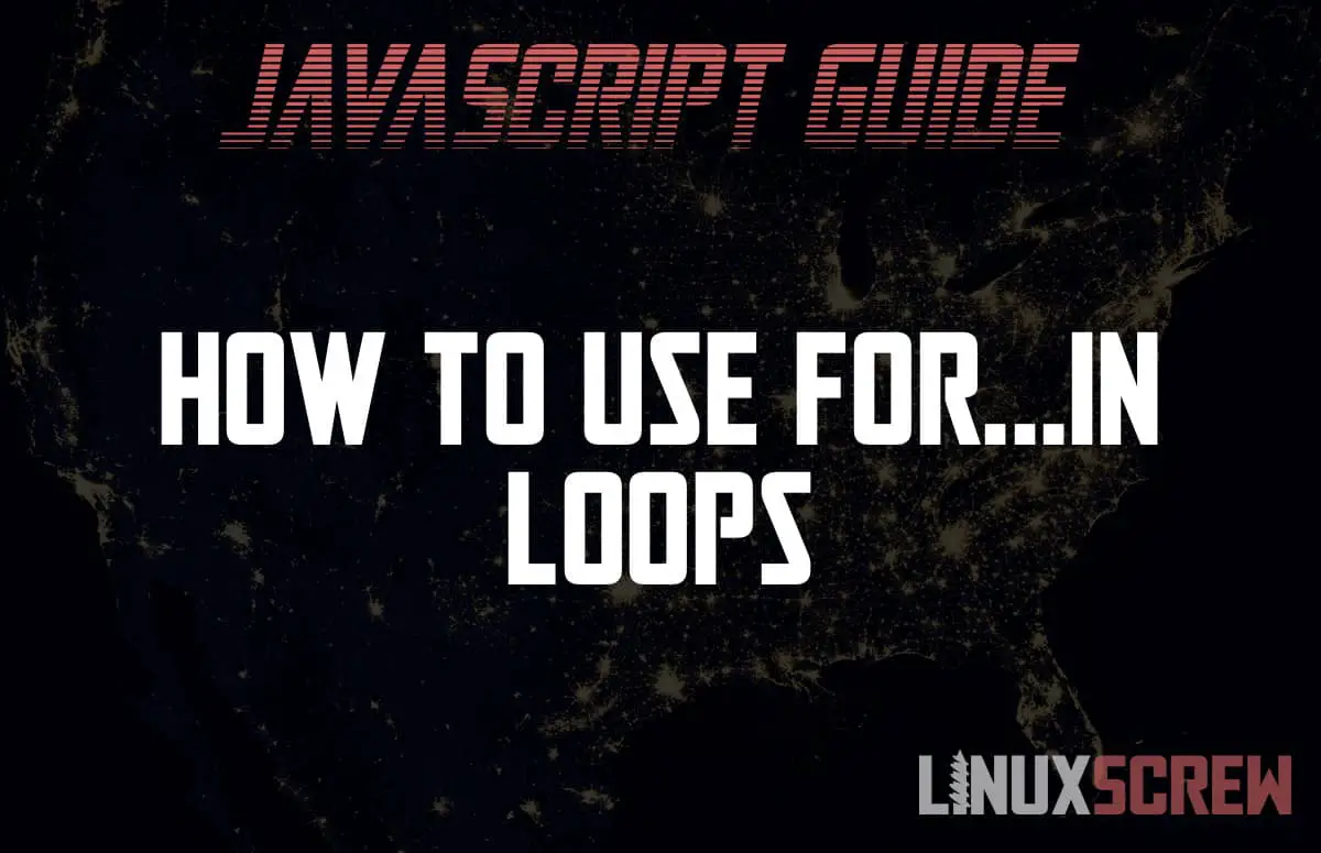 JavaScript for...in loop